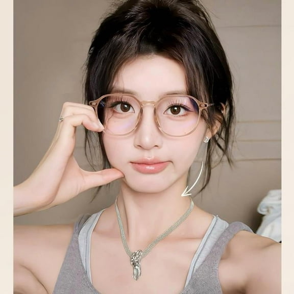 Women's Reading Glasses Square Round Shape Large Frame PC Metal Photochromic Multifocus Blue Light Blocking Readers for Women Magnification 2.5x,Brown