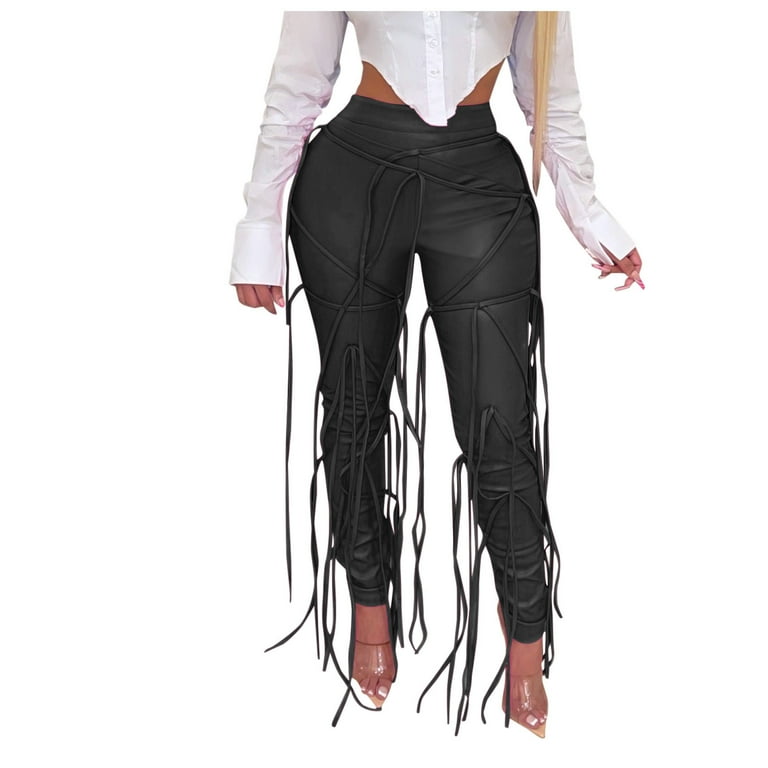 Womens tall faux leather pants hot sale