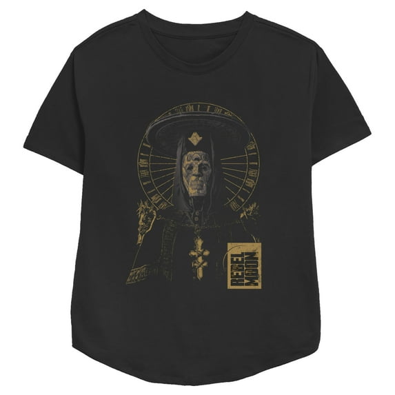 Women's Rebel Moon Imperium Priest Portrait Graphic Tee Black X Small