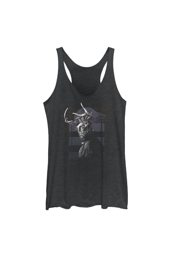 Women's Rebel Moon Jimmy the King's Guard Racerback Tank Top Black Heather X Large