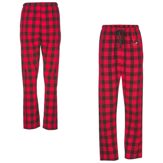 Women's Red Albuquerque Isotopes Haley Flannel Sleep Pants
