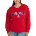 thumbnail image 1 of Women's  Red Arizona Wildcats Yvette Pullover Sweatshirt, 1 of 2