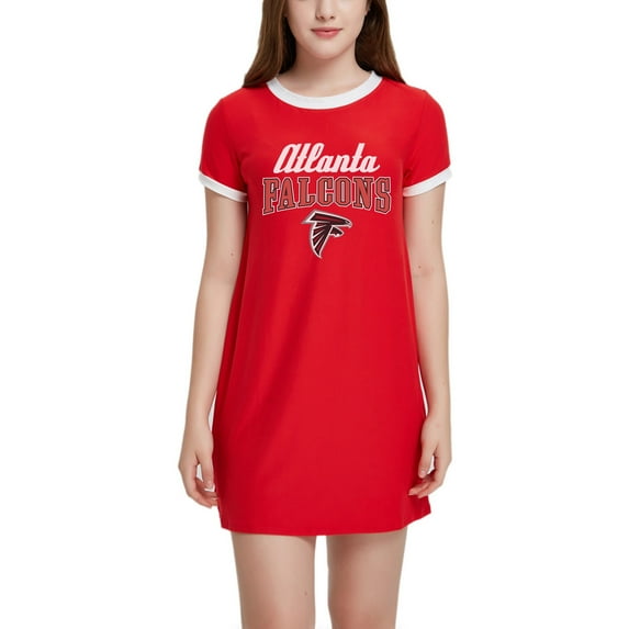 Women's Red Atlanta Falcons Decadence Nightshirt