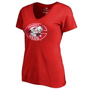 Women's Red Cincinnati Reds Cooperstown Collection Forbes T-Shirt