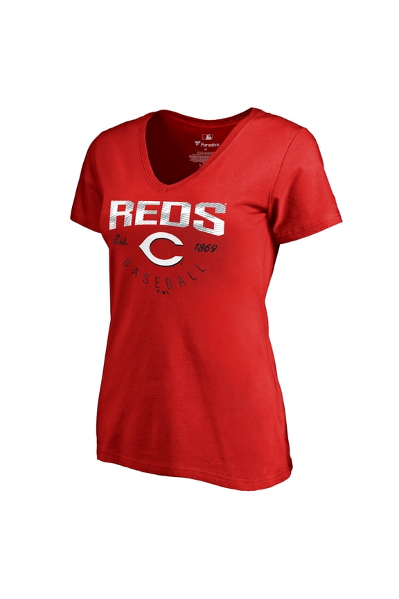 Women's Red Cincinnati Reds Live For It T-Shirt