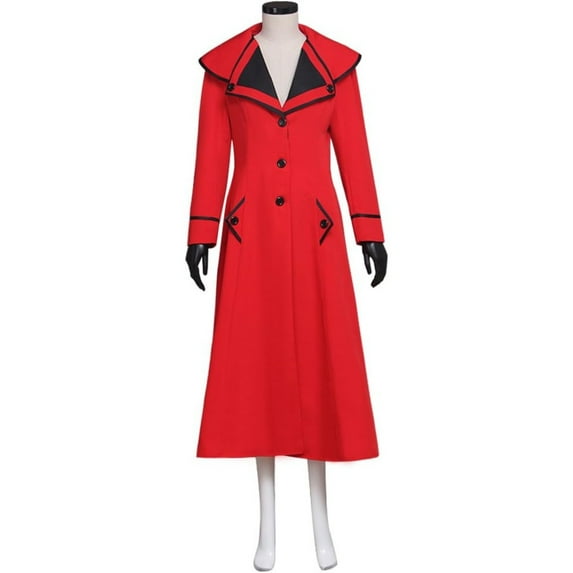 Women's Red Dress for Fairy Mary Coat