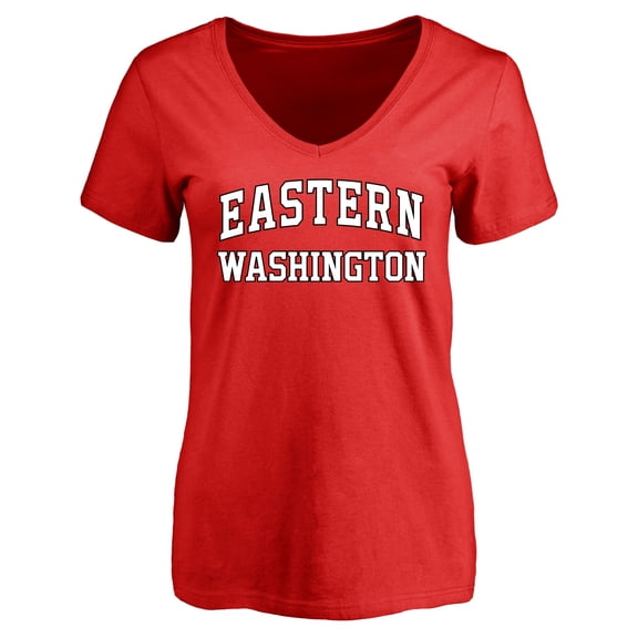 Women's Red Eastern Washington Eagles Everyday T-Shirt