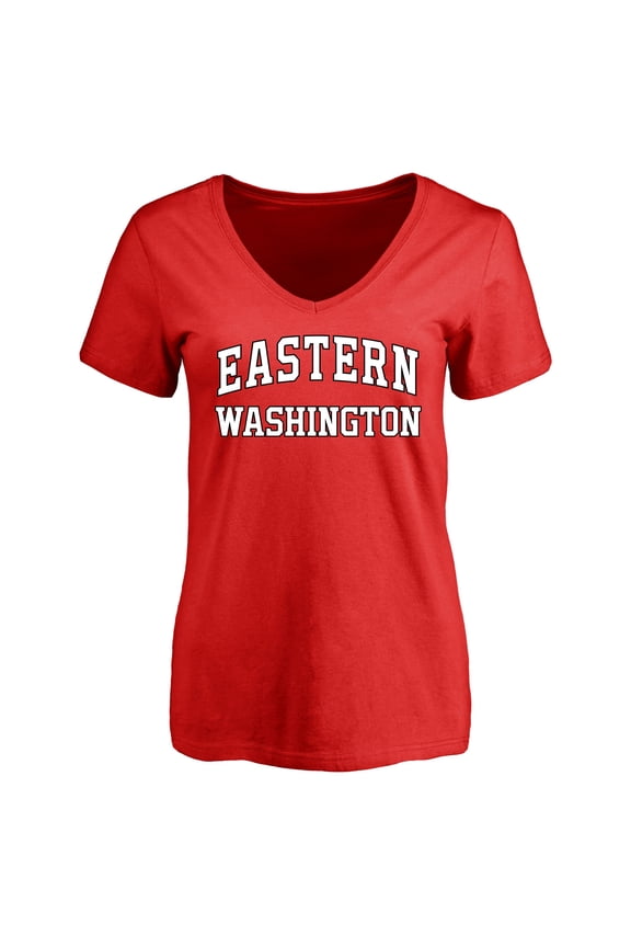 Women's Red Eastern Washington Eagles Everyday T-Shirt