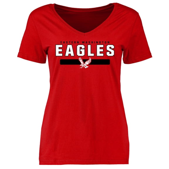 Women's Red Eastern Washington Eagles Team Strong T-Shirt