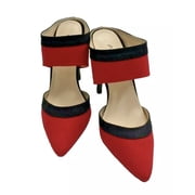 Anne Michelle Womens Shoes Heels, High Heel Stiletto Pointy Toe Red, Size 7