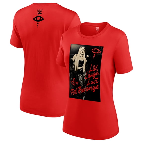 Women's Red Liv Morgan Lust for Revenge T-Shirt