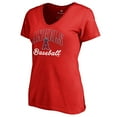 Women's Red Los Angeles Angels Victory Script TShirt
