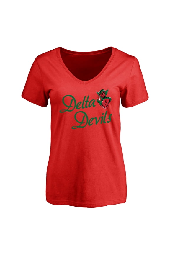 Women's Red Mississippi Valley State Delta Devils Dora T-Shirt