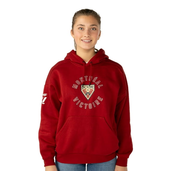 Women's Red Montreal Victoire Ultimate Pullover Hoodie