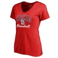 thumbnail image 1 of Women's Red St. Louis Cardinals Victory Script T-Shirt, 1 of 1