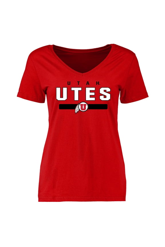 Women's Red Utah Utes Team Strong T-Shirt