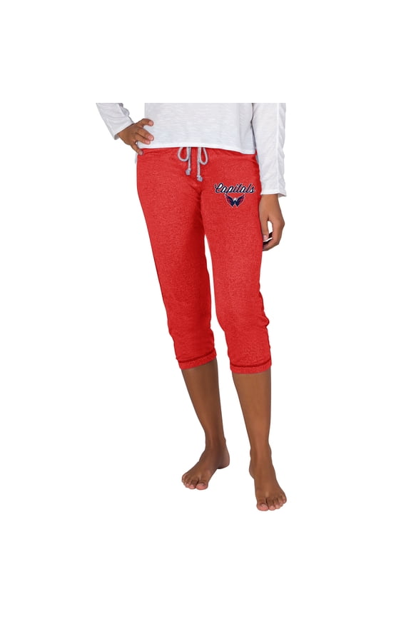 Women's Red Washington Capitals Quest Knit Capri Pants