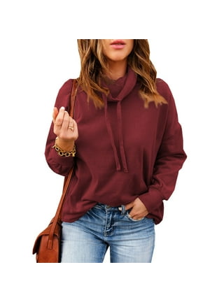 Hoodie with high neck online