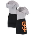 thumbnail image 1 of Women's Refried Apparel Heathered Gray/Black San Francisco Giants Hoodie Dress, 1 of 4