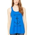 thumbnail image 1 of Women's Refuse To Sink Printed Flowy Racerback Tank Top, 1 of 1
