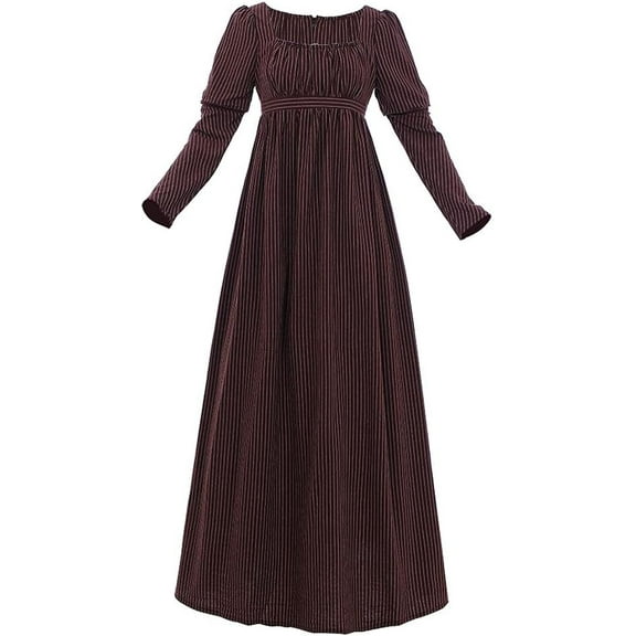 Women's Regency Dress Jane Austen Costume Renaissance Lady Costume Dress