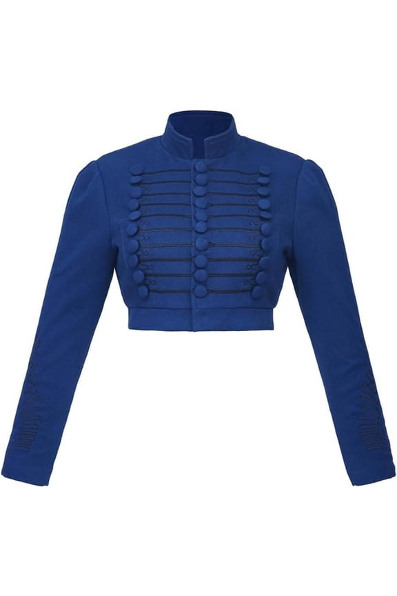 Women’s Regency Spencer Jacket Vintage Empire Waist Crop Riding Coat Victorian Inspired Redingote Jacket