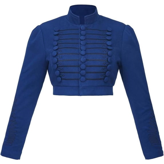 Women’s Regency Spencer Jacket Vintage Empire Waist Crop Riding Coat Victorian Inspired Redingote Jacket