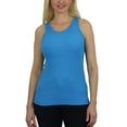 thumbnail image 1 of Women's Regular Fit Cotton Blend Ribbed Tank Tops - Soft Breathable, Gym & Lounge Wear (M-2XL), 1 of 5
