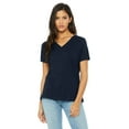 thumbnail image 1 of Women's Relaxed Cotton V-Neck T-Shirt, 1 of 1