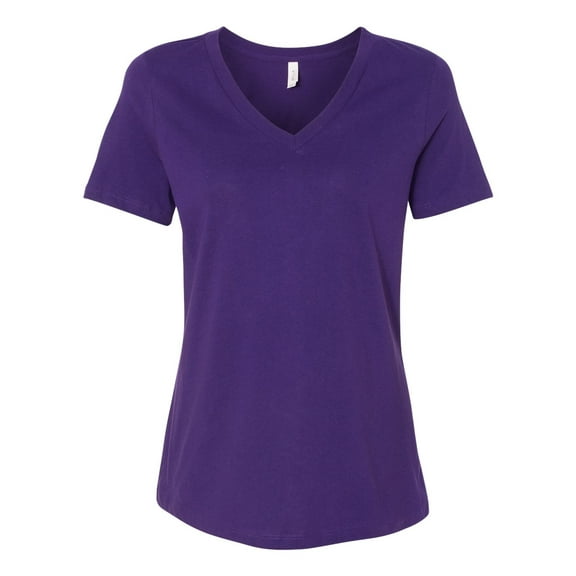 BELLA + CANVAS Women’s Relaxed Jersey V-Neck Tee