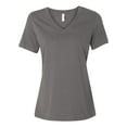 thumbnail image 1 of Women's Relaxed Cotton V-Neck T-Shirt, 1 of 1