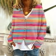 thumbnail image 1 of Women's Relaxed Fit Long Sleeve Cardigan Coat Solid Color Jacket Outerwear Soft Lightweight Casual Daily Wear Work Office | CSEONE,Pink L, 1 of 5