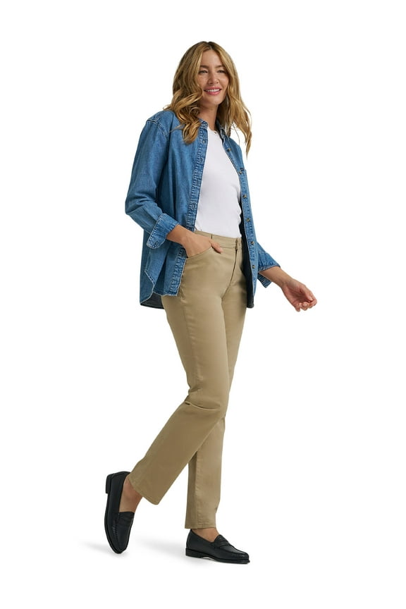 ® Women's Relaxed Fit Straight Leg Pant, Sizes 2-18