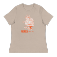 thumbnail image 1 of Women's Relaxed Merry Vibes Only Holiday  T-Shirt (Heather Stone, S), 1 of 2