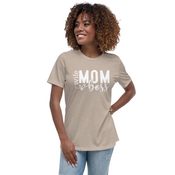 Women's Relaxed T-Shirt (Heather Stone, S)