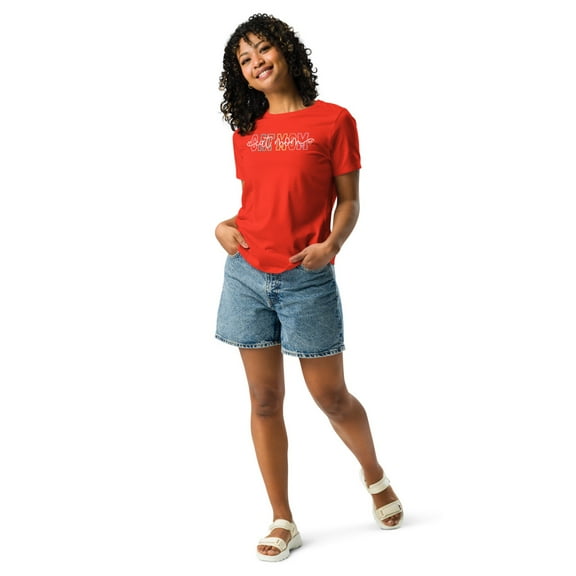 Women's Relaxed T-Shirt (Poppy, 3XL)