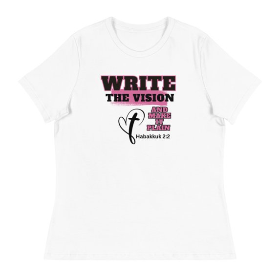 Women's Relaxed T-Shirt (White, XL)