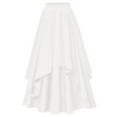 thumbnail image 1 of Women's Renaissance High Waist Elastic Layered Ruffled Skirt All-Season Elegant Skirt for Casual/Formal Wear, 1 of 9