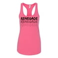 thumbnail image 1 of Women's Renegade Dance Lottery K-Camp Ladies Racerback Tank Top-Hot Pink-large, 1 of 4