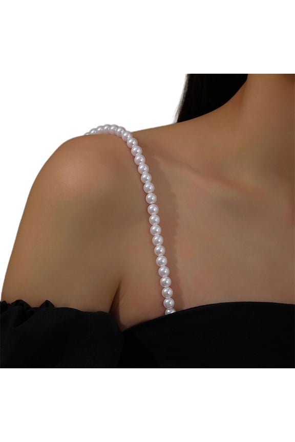 Women's Replacement Bra Strap Adjustable Rhinestones Invisible Shoulder Straps Chain Tops Dress Decorations Body Jewelry