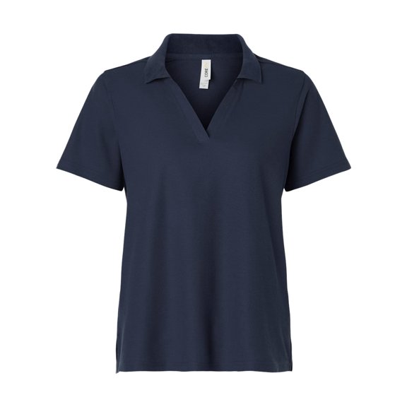 CORE365 CE106W Women's Resolve CVC Performance Pique Polo-Classic Navy-M
