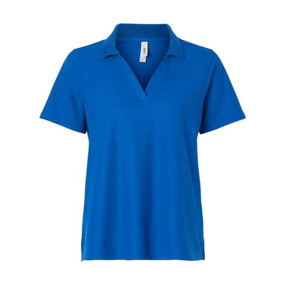 CORE365 CE106W Women's Resolve CVC Performance Pique Polo-True Royal-XL