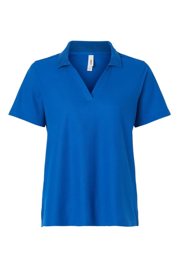 CORE365 CE106W Women's Resolve CVC Performance Pique Polo-True Royal-M