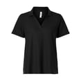 thumbnail image 1 of CORE365 CE106W Women's Resolve CVC Performance Pique Polo-Black-S, 1 of 6