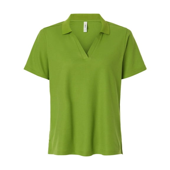 CORE365 CE106W Women's Resolve CVC Performance Pique Polo-Acid Green-S