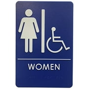 Women s Restroom Sign, ADA-Compliant Bathroom Door Signs for Offices, Businesses, and Restaurants | Made in USA 3