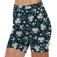 thumbnail image 1 of Women's Retro Floral Shorts Butt Lifting High Waisted Slim Fit Short Quick Dry Hawaiian Beach Swimming Shorts, 1 of 3