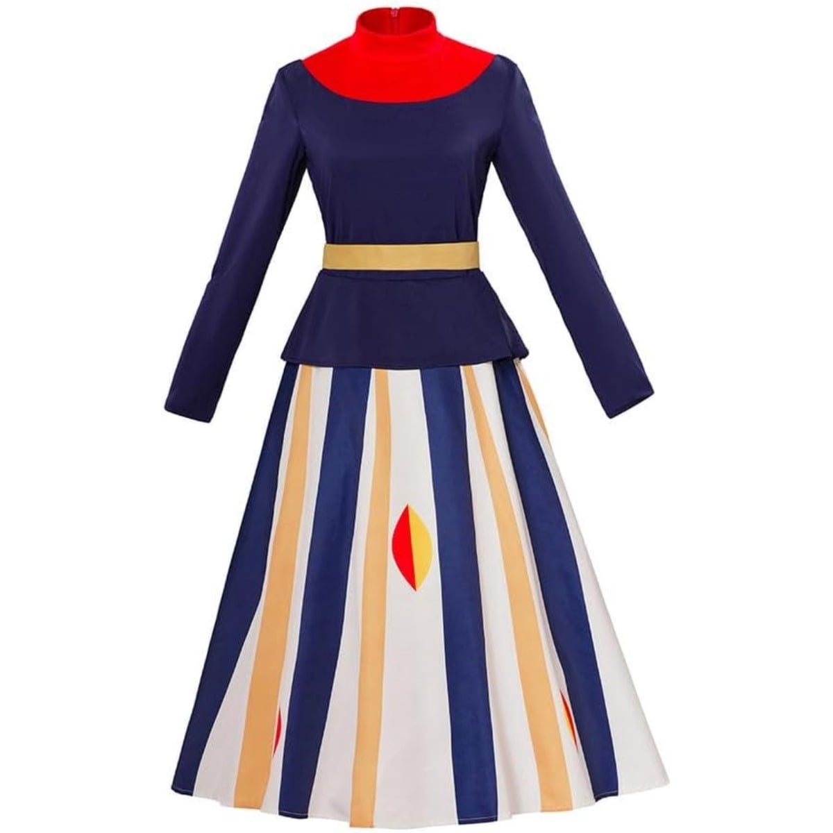 Women's Retro-Inspired Franny Robinson Costume Set - Printed Top & Skirt Outfit