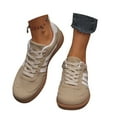thumbnail image 1 of Women's Retro Patchwork Leopard Print Casual Sneakers Fashion Flat Sole Comfortable Walking Shoes Lightweight Breathable Daily Wear, 1 of 8