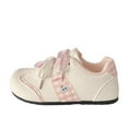 thumbnail image 1 of Women's Retro Ribbon Sneakers - Sweet-Vintage Chunky Platform, Flat Casual Shoes, 1 of 11